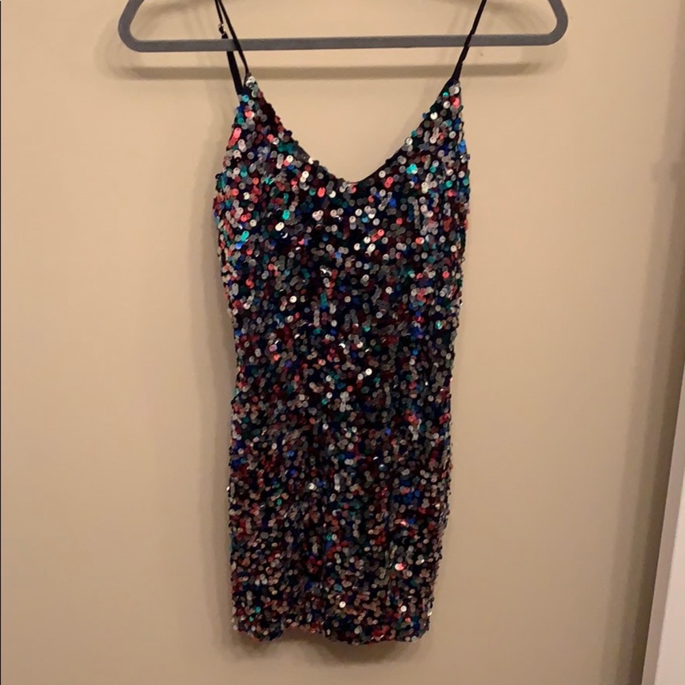 About Us Sequin Dress